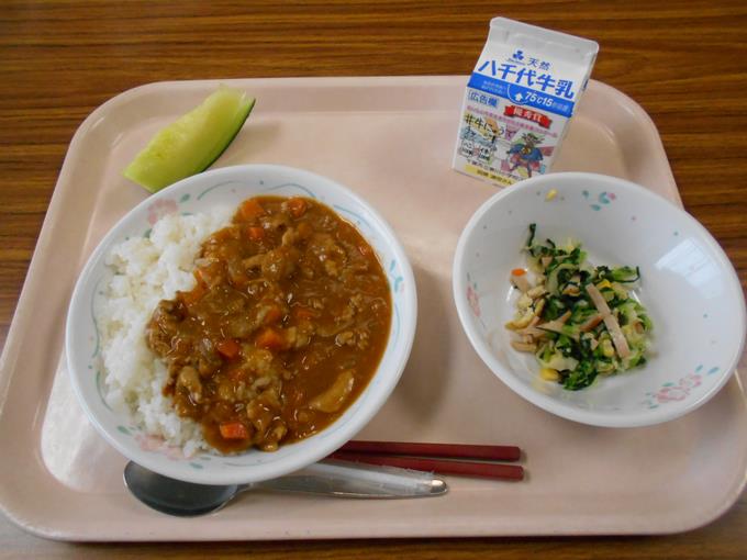 今日の給食です。