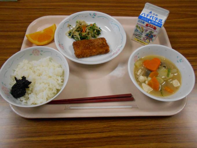 今日の給食です。