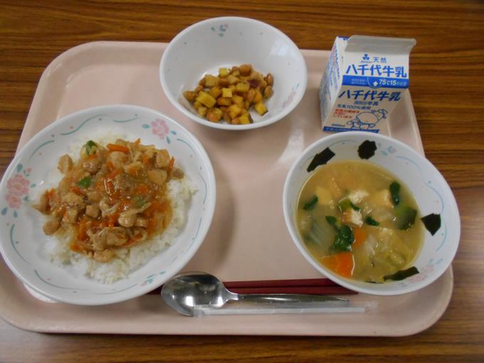 今日の給食です。