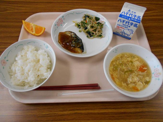 今日の給食です。