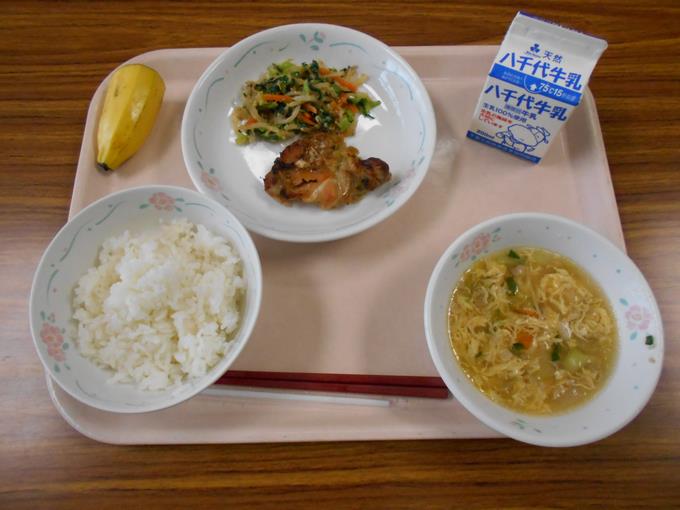 今日の給食です。