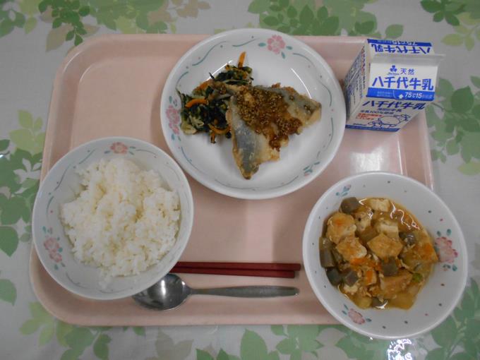 今日の給食です。