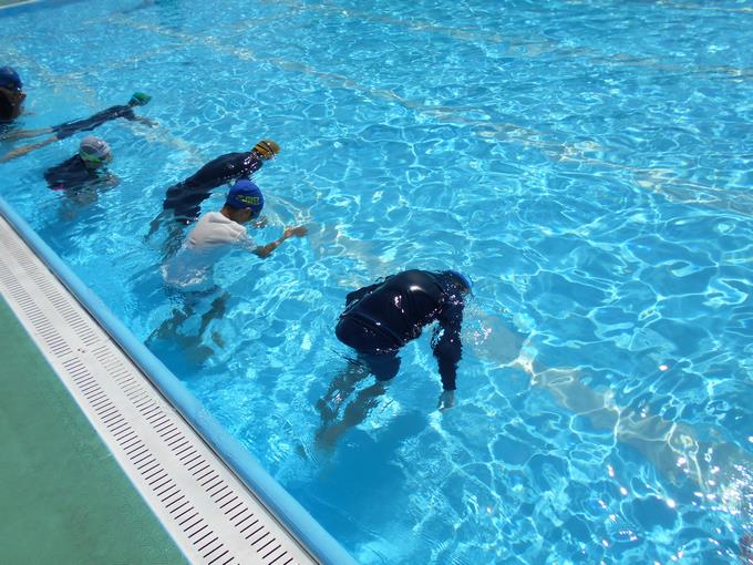 水泳学習スタート