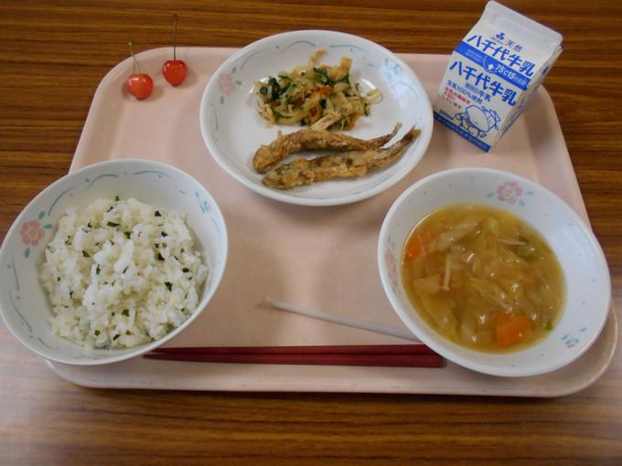 今日の給食です。
