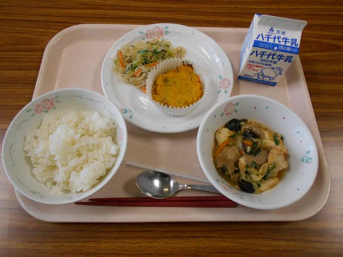 今日の給食です。