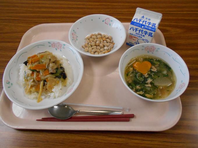 今日の給食です。