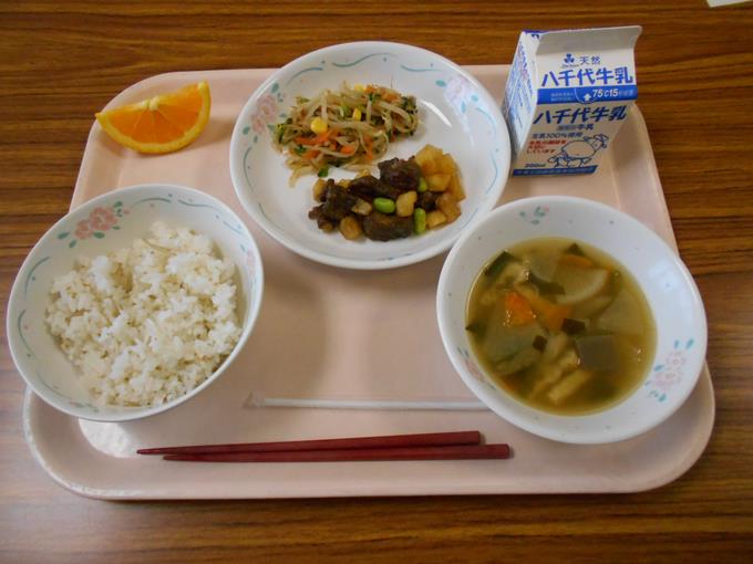 今日の給食です。