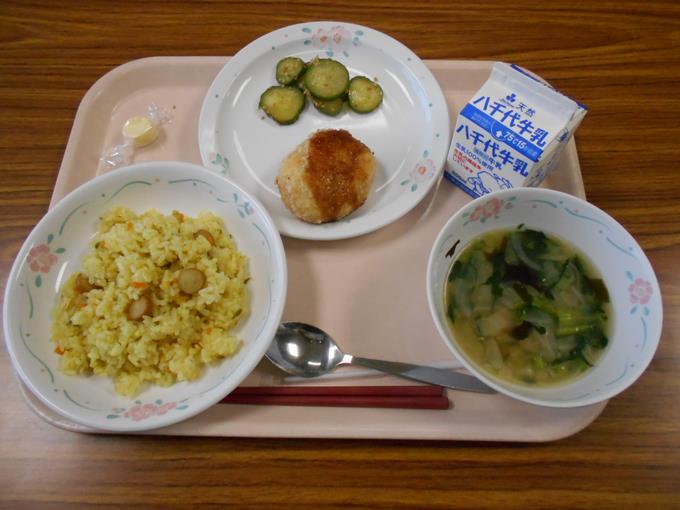 今日の給食です。