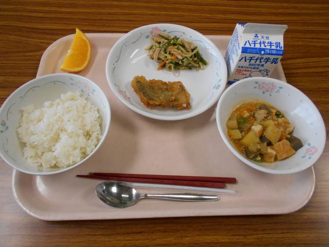 今日の給食です。