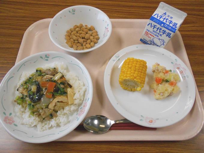 今日の給食です。