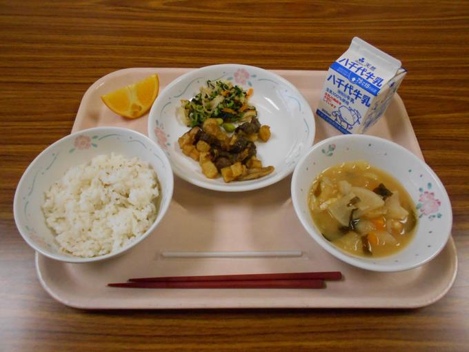 今日の給食です。