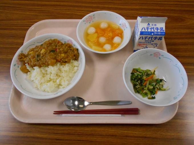 今日の給食です。