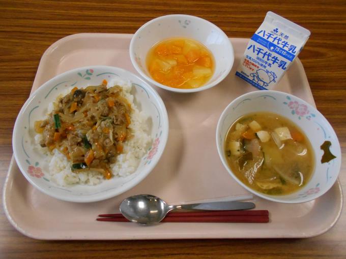 今日の給食です。