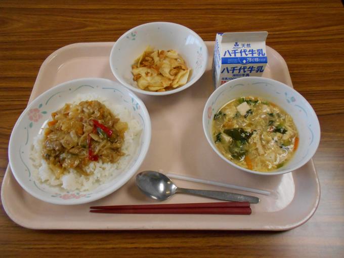 今日の給食です。