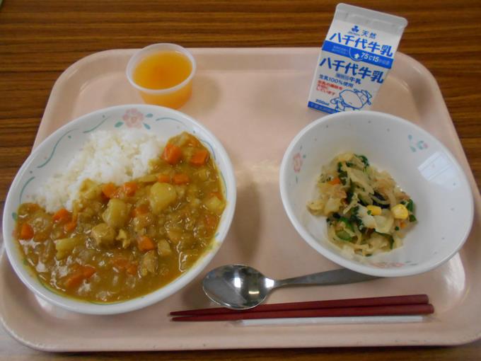 今日の給食です。