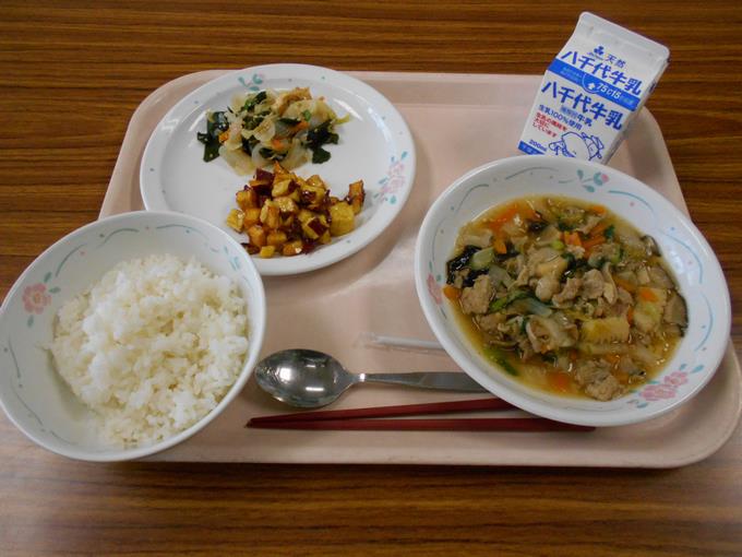 今日の給食です。