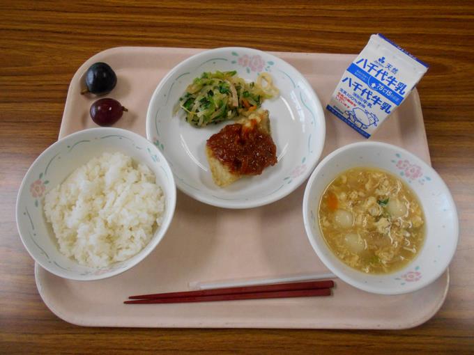 今日の給食です。