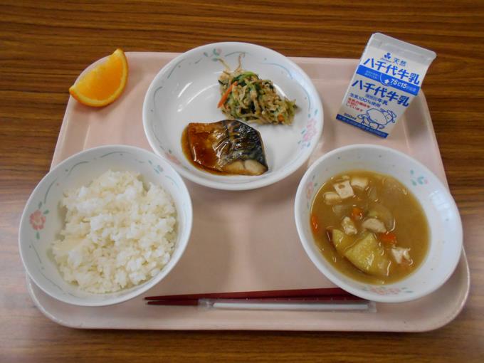 今日の給食です。