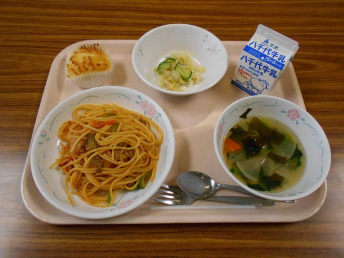 今日の給食です。