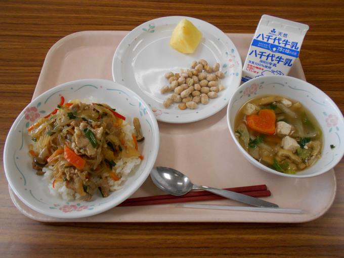 今日の給食です。