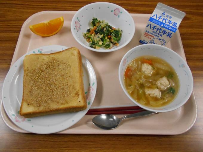 今日の給食です。