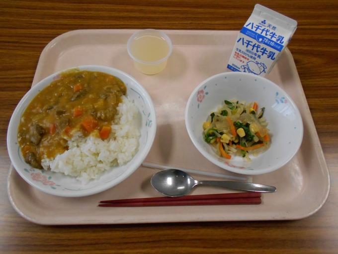 今日の給食です。