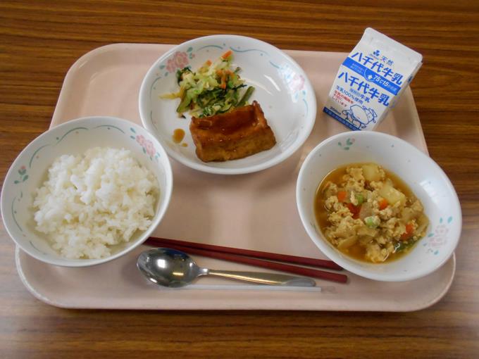 今日の給食です。