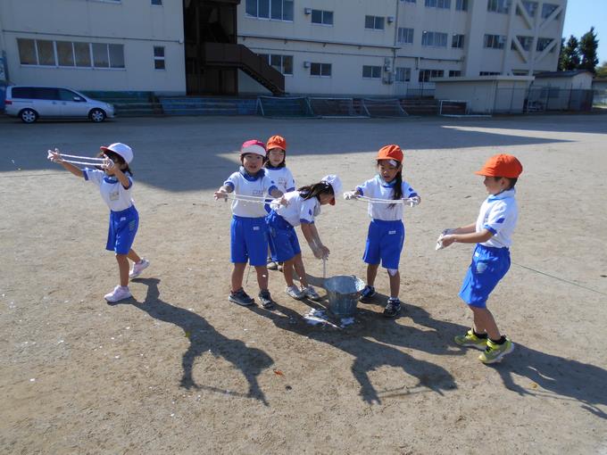 シャボン玉教室③