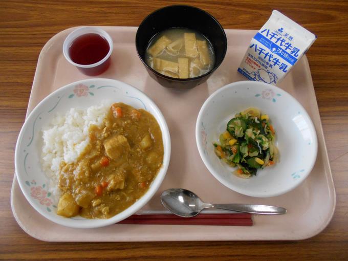 今日の給食です。