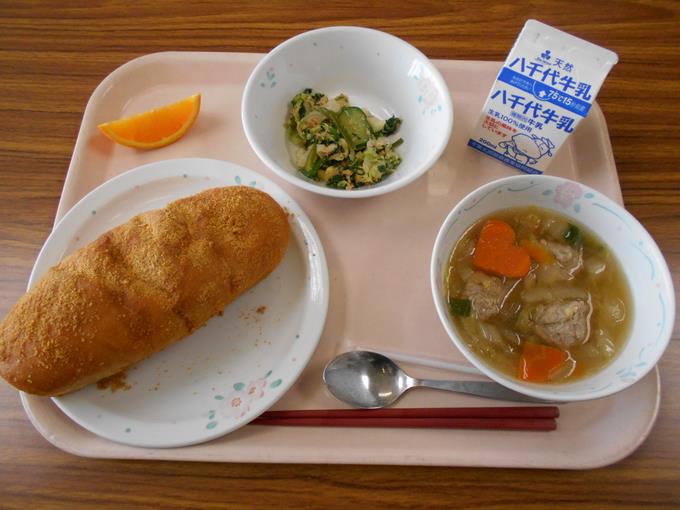 今日の給食です。