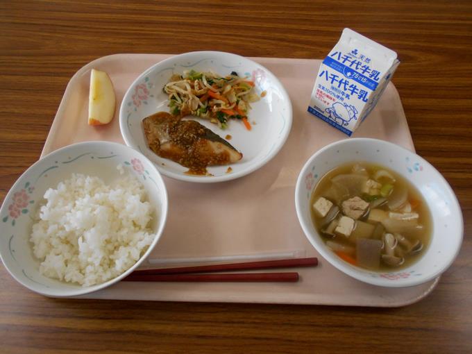今日の給食です。