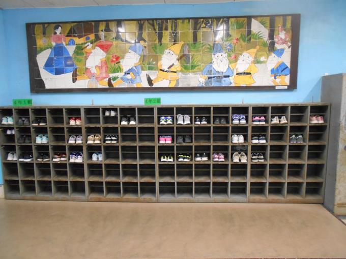 4年生の下駄箱