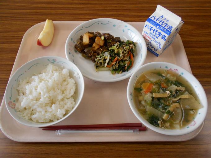 今日の給食です。