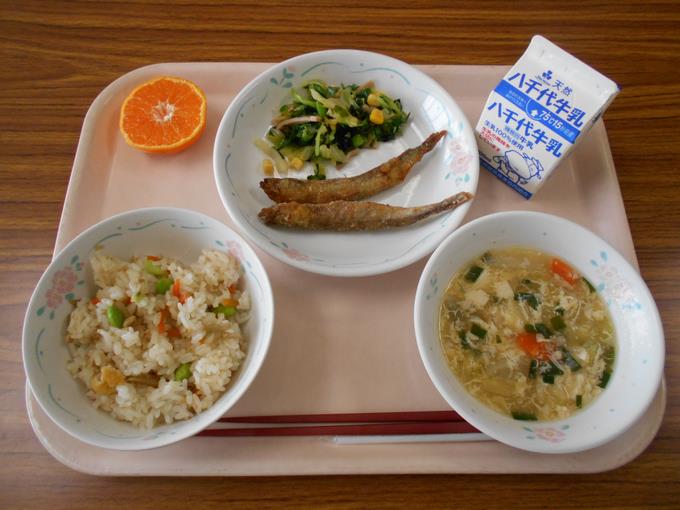 今日の給食です。
