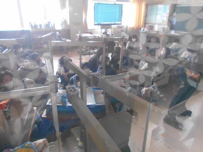 教室のバリケード