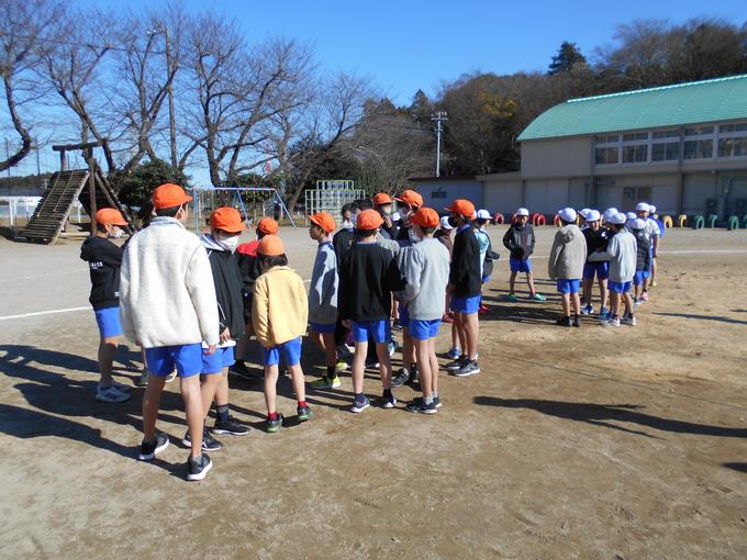 スタート前の男子