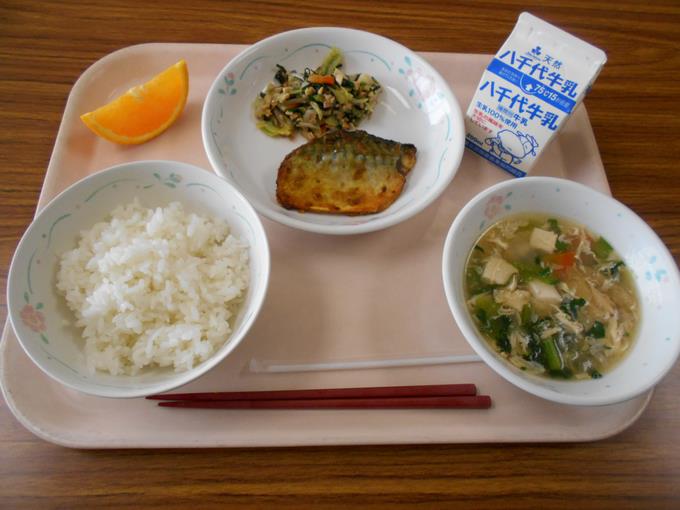 今日の給食です。
