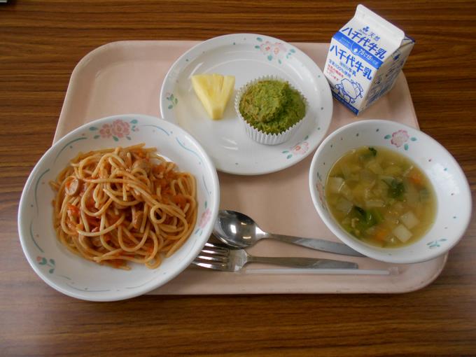 今日の給食です。