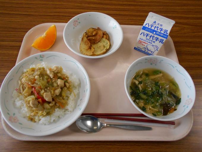 今日の給食です。