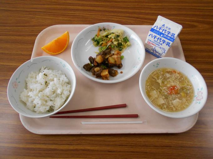 今日の給食です。