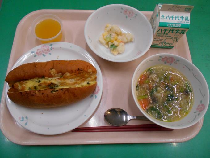 今日の給食です。