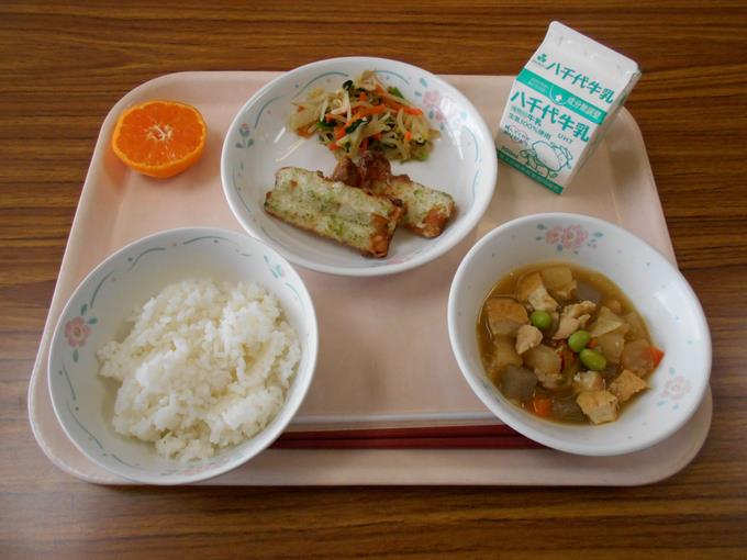 今日の給食です。