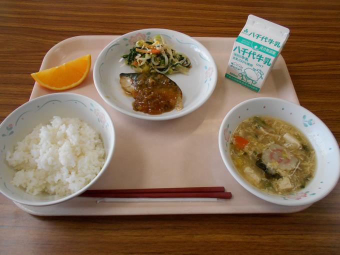 今日の給食です。