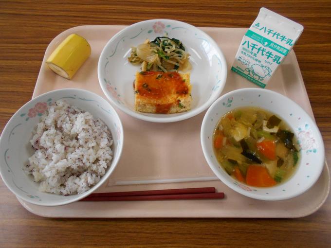 今日の給食です。