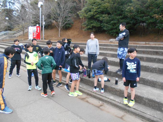 これから坂道ダッシュ