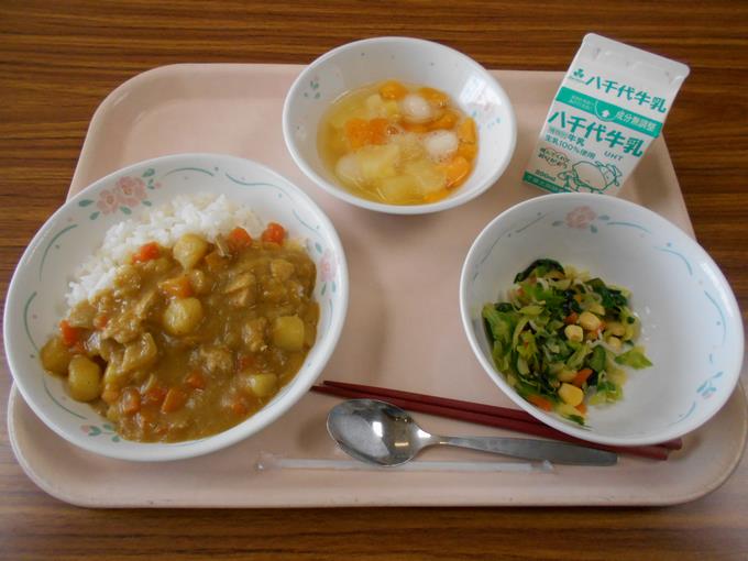 今日の給食です。