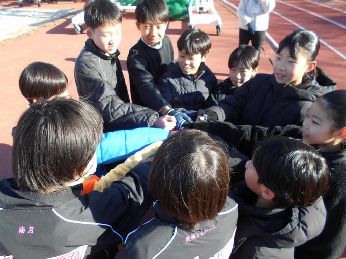 スタート前の円陣