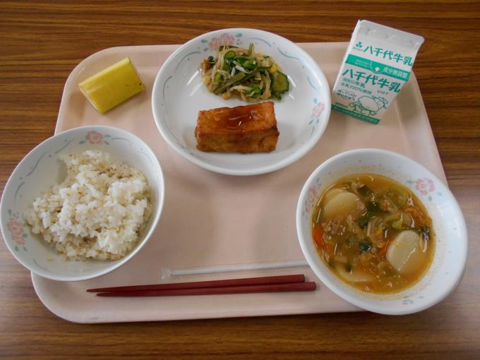 今日の給食です。