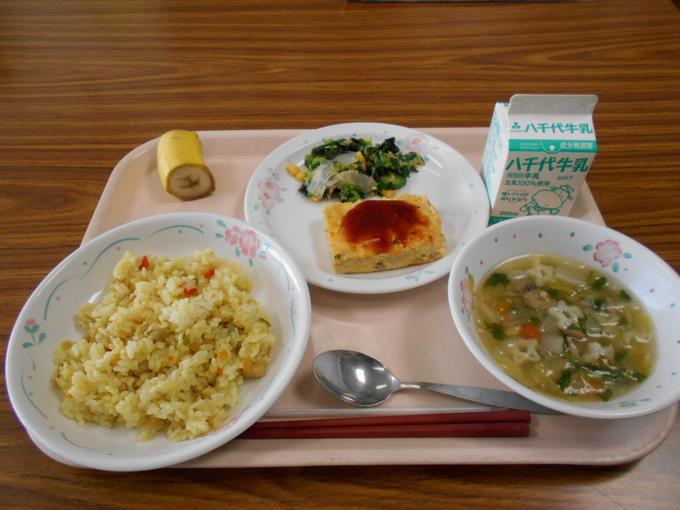 今日の給食です。