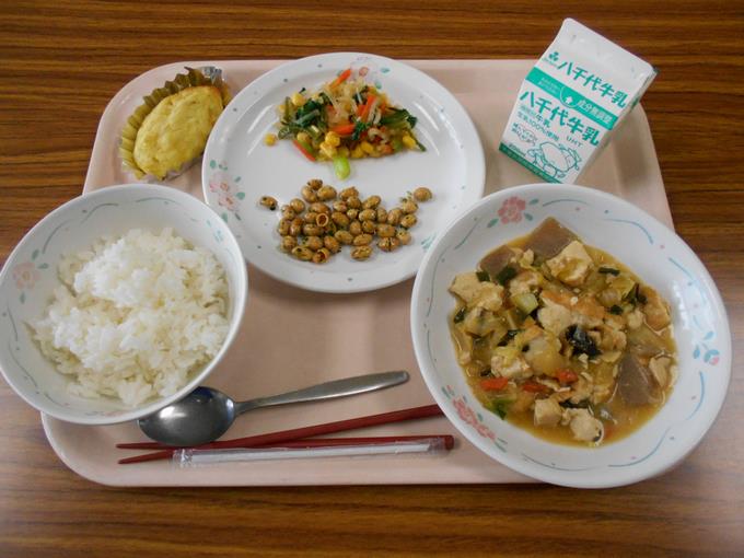 今日の給食です。
